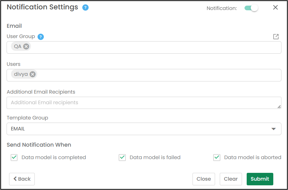 Data Is Full Notification Articles